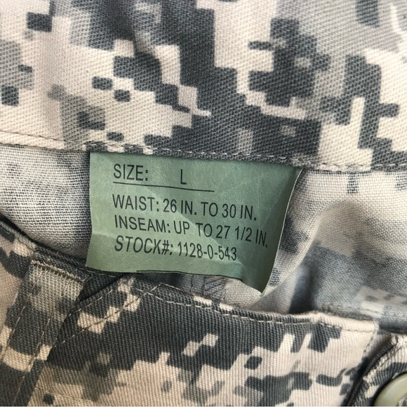 NWT L JR G.I Boys Kids Military Camo Camouflage Pants - Picture 9 of 10